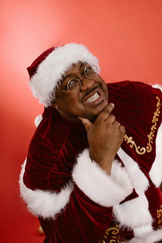 an image of a man dressed as santa claus