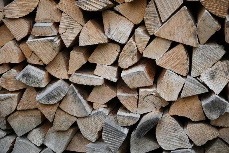 a pile of wood stacked on top of each other, pexels contest winner, fan favorite, woodfired, crisp details, thick lining