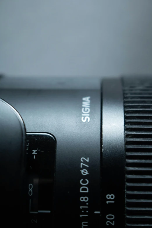 a close up of a camera lens on a table, a macro photograph, by Robbie Trevino, sigma lens photo, soft light.4k, megapixel, high angle camera