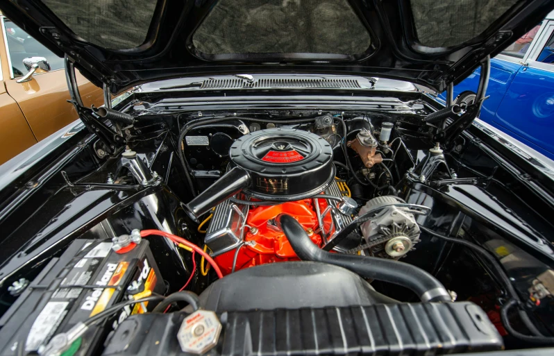 a close up of the engine of a car, a portrait, by Dan Frazier, 15081959 21121991 01012000 4k, high - angle view, lowriders, 360 degree view