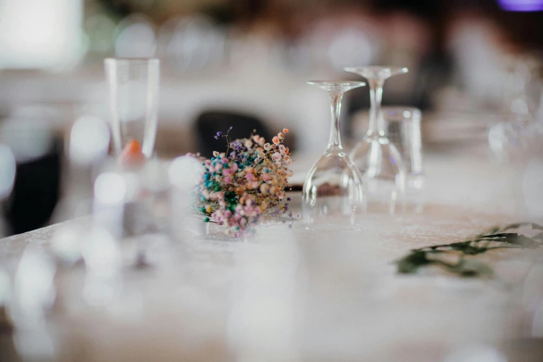 the vases are made out of small flowers