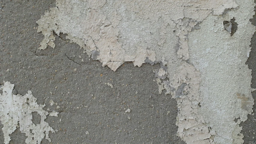 a close up of peeling paint on a concrete wall, a picture, sand - colored walls, very asphalt, before a stucco wall, displacement map