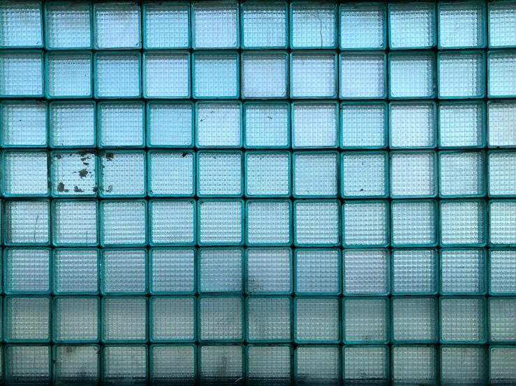 a red fire hydrant sitting in front of a window, a mosaic, inspired by Andreas Gursky, unsplash, minimalism, blue translucent resin, floating. greenish blue, dystopian floor tile texture, translucent cube