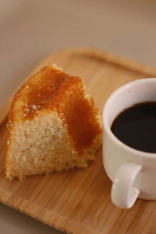 a piece of cake next to a cup of coffee, by Yasushi Sugiyama, sauce, syrup, pot, high dof