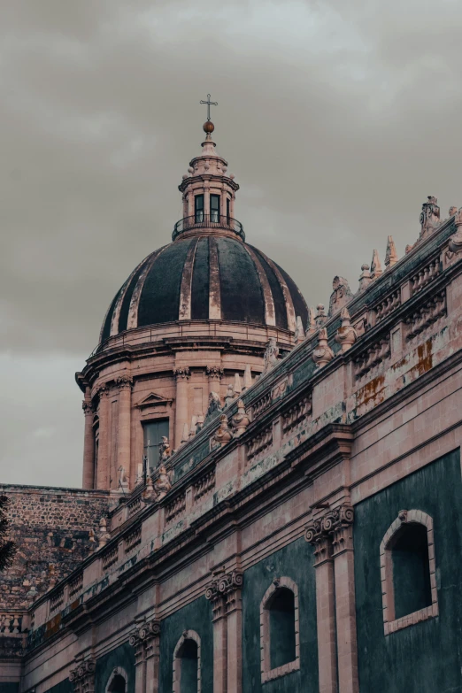 a large building with a dome on top of it, by Matteo Pérez, pexels contest winner, baroque, promo image, basic background, profile image, overview