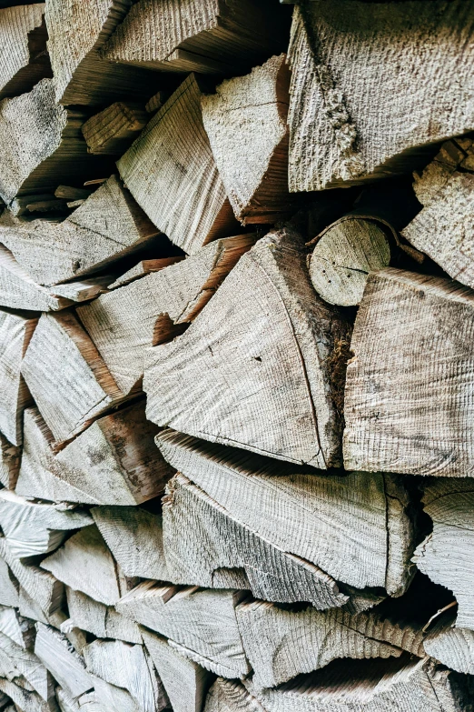 a pile of wood stacked on top of each other, pexels contest winner, crisp details, woodfired, profile image, dwell