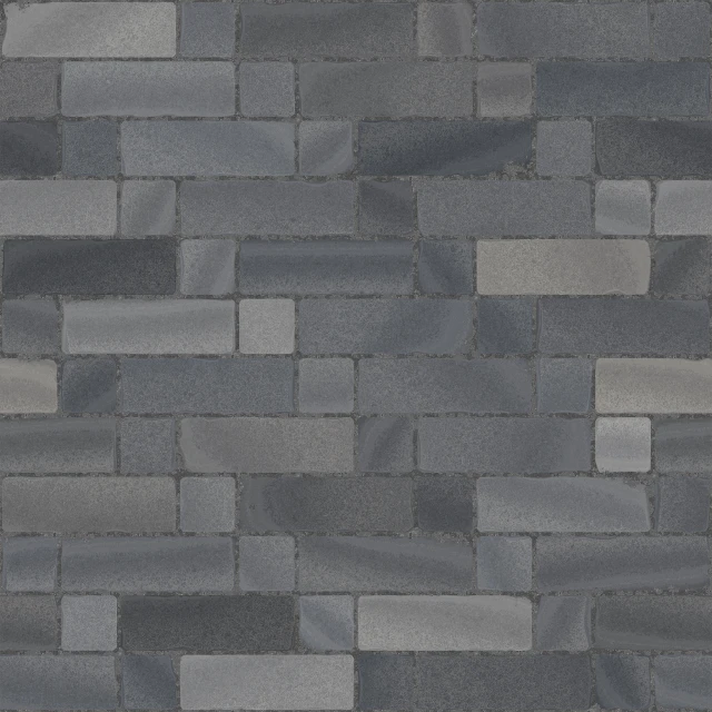 gray stone wall with a pattern that resembles blocks