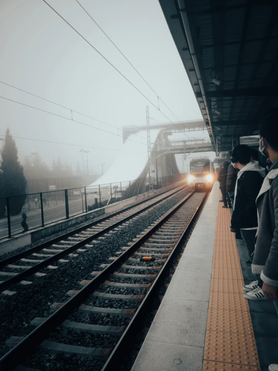 a train that is sitting on a train track