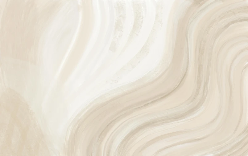 a close up of a piece of marble, digital paint, light brown background, flowing lines, muted palette mostly white