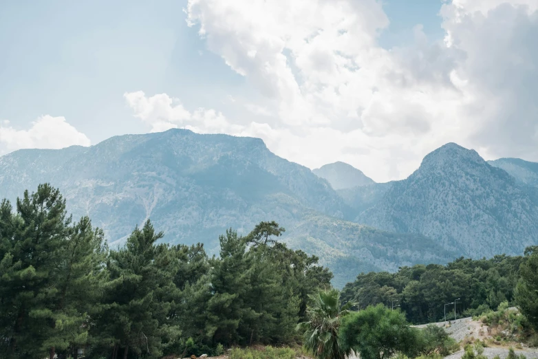 a couple of mountains that are next to each other