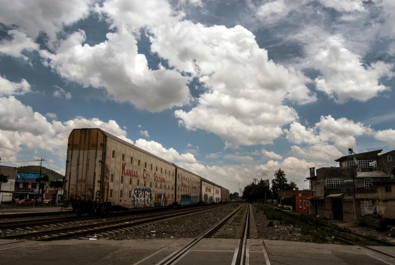 two tracks running parallel to each other