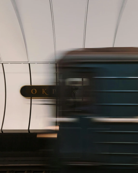 a blurry photo of a train pulling into a station, trending on unsplash, modernism, vogue cover photo, oaks, victor horta, high resolution photo