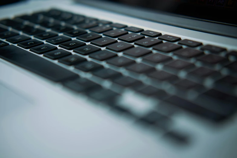 a close up of a keyboard on a laptop, a computer rendering, by Carey Morris, pexels, shot from a low angle, my computer icon, dof wide, various posed