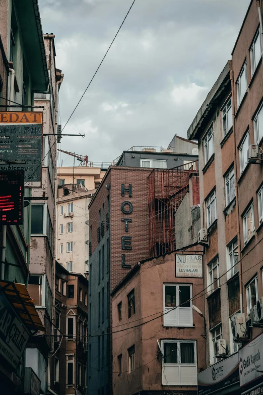 this is an overhead view of a city street