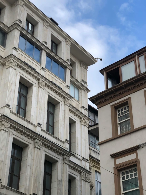 a couple of buildings that are next to each other, pexels contest winner, art nouveau, istanbul, low quality photo, windows and walls :5, neoclassical