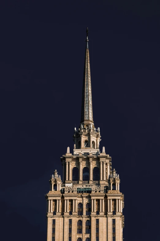 a very tall building with a clock on it's side, an album cover, by Peter Churcher, unsplash contest winner, baroque, spire, marilyn church h, 15081959 21121991 01012000 4k, saint petersburg