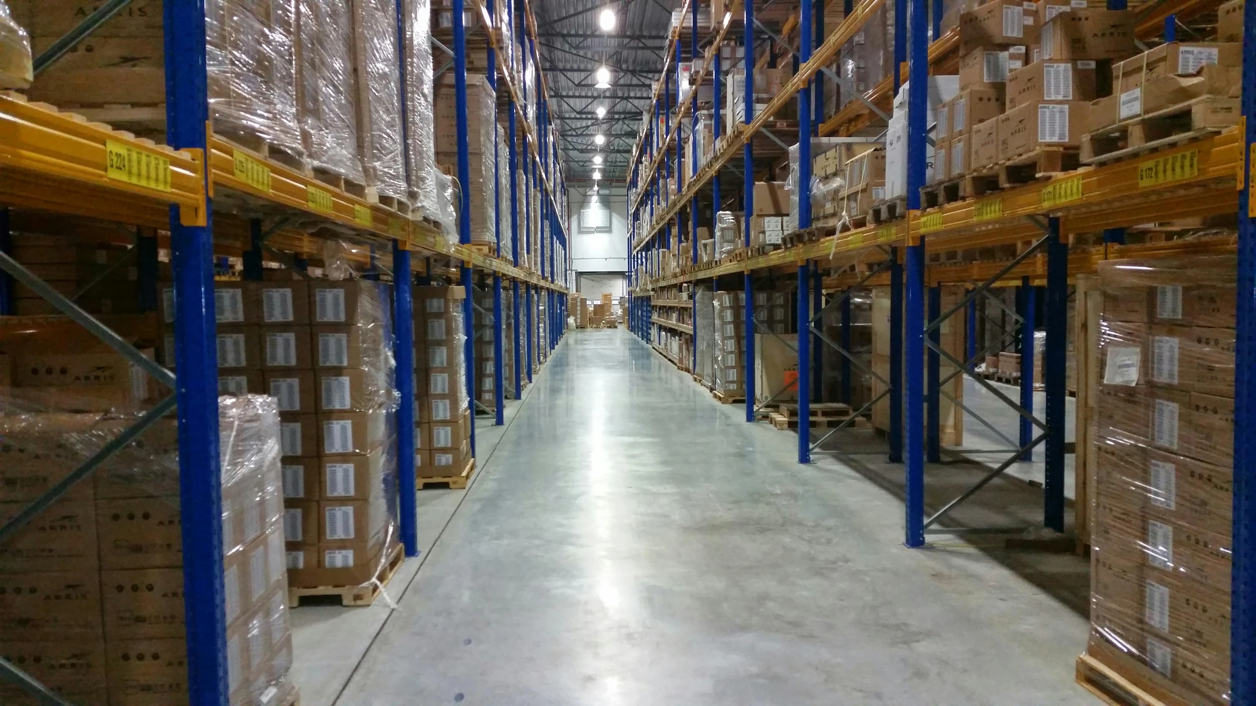 a large warehouse filled with lots of boxes, dramatic lighting !n-9, godray lighting, profile picture, highly polished