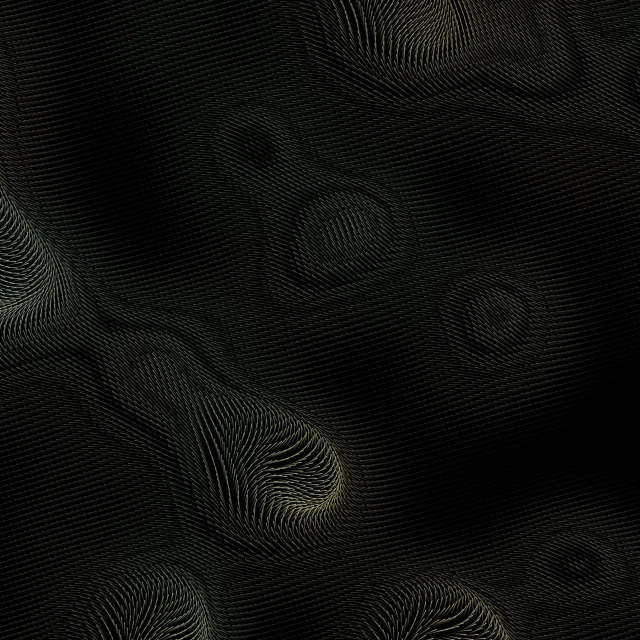 a close up of a piece of cloth, a raytraced image, inspired by Anna Füssli, deviantart, generative art, dark abstract background, tileable, moire, digitalt art