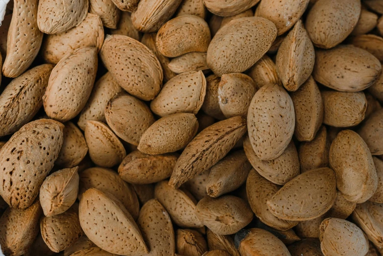 a bowl filled with nuts sitting on top of a table, detailed product image, brown almond-shaped eyes, background image, high quality product image”