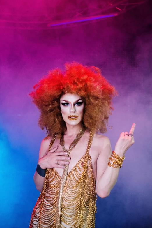 an image of a drag queen in a scene