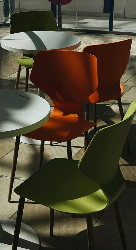this is a series of chairs with different color choices