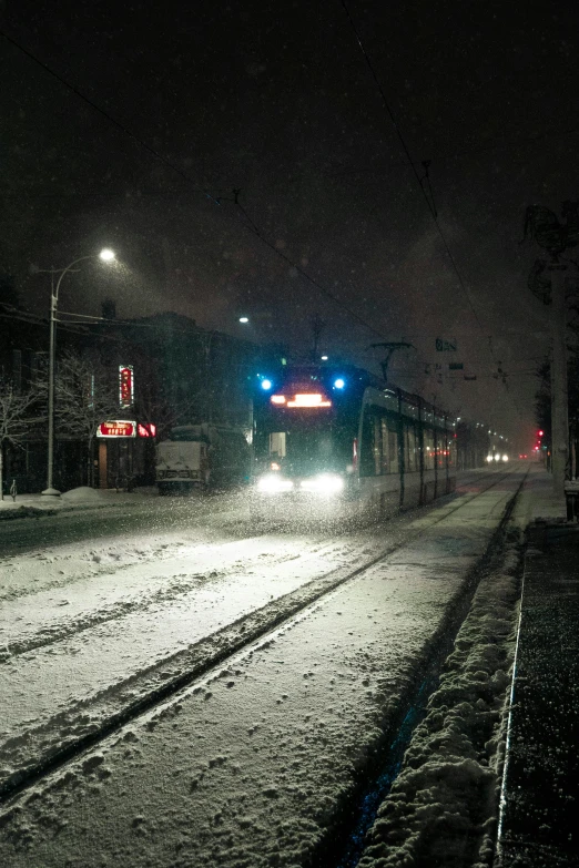 there is a light that is on at this train station