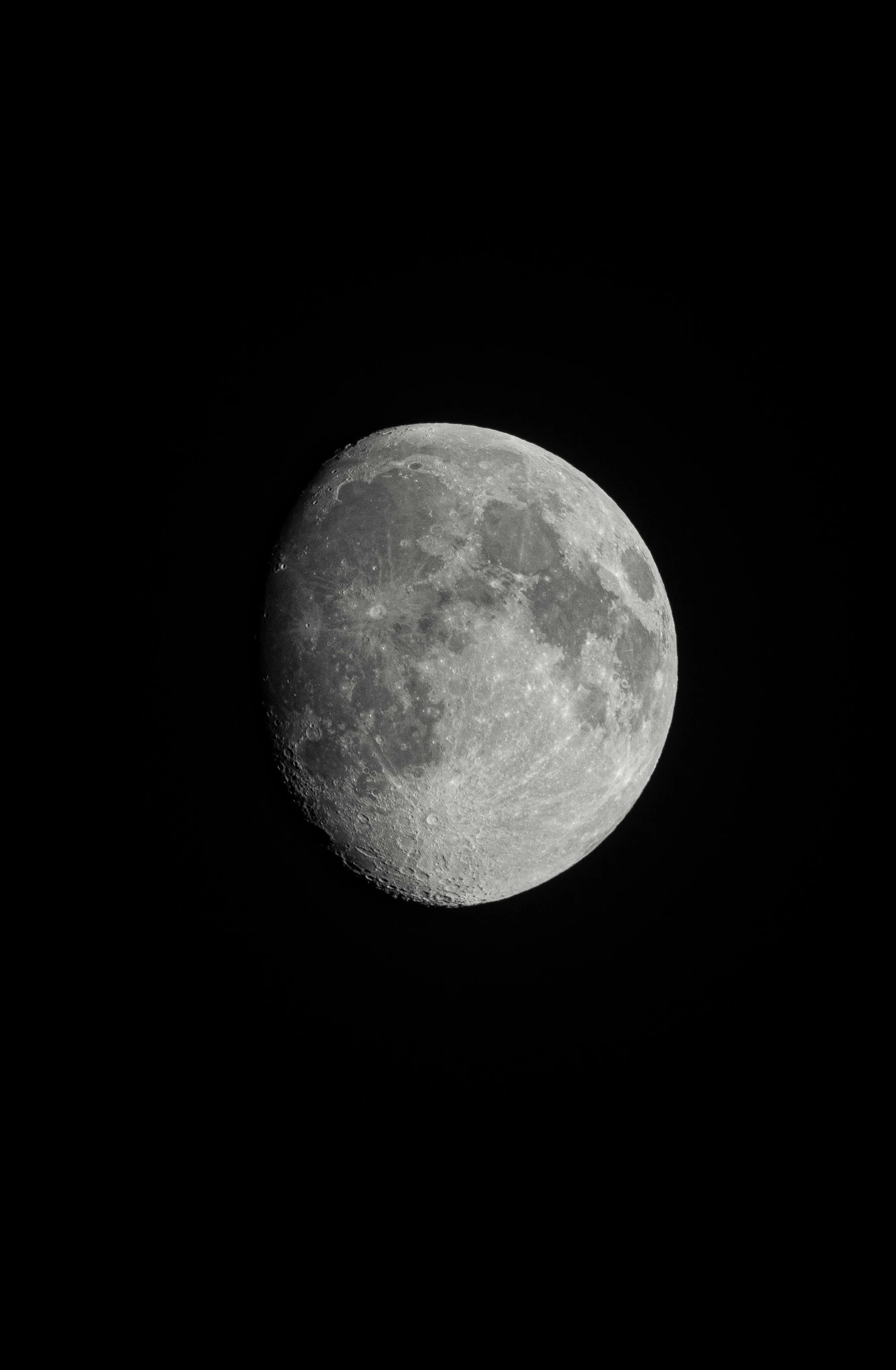 a black and white photo of the moon, unsplash, medium format, detailed medium format photo, pose 4 of 1 6