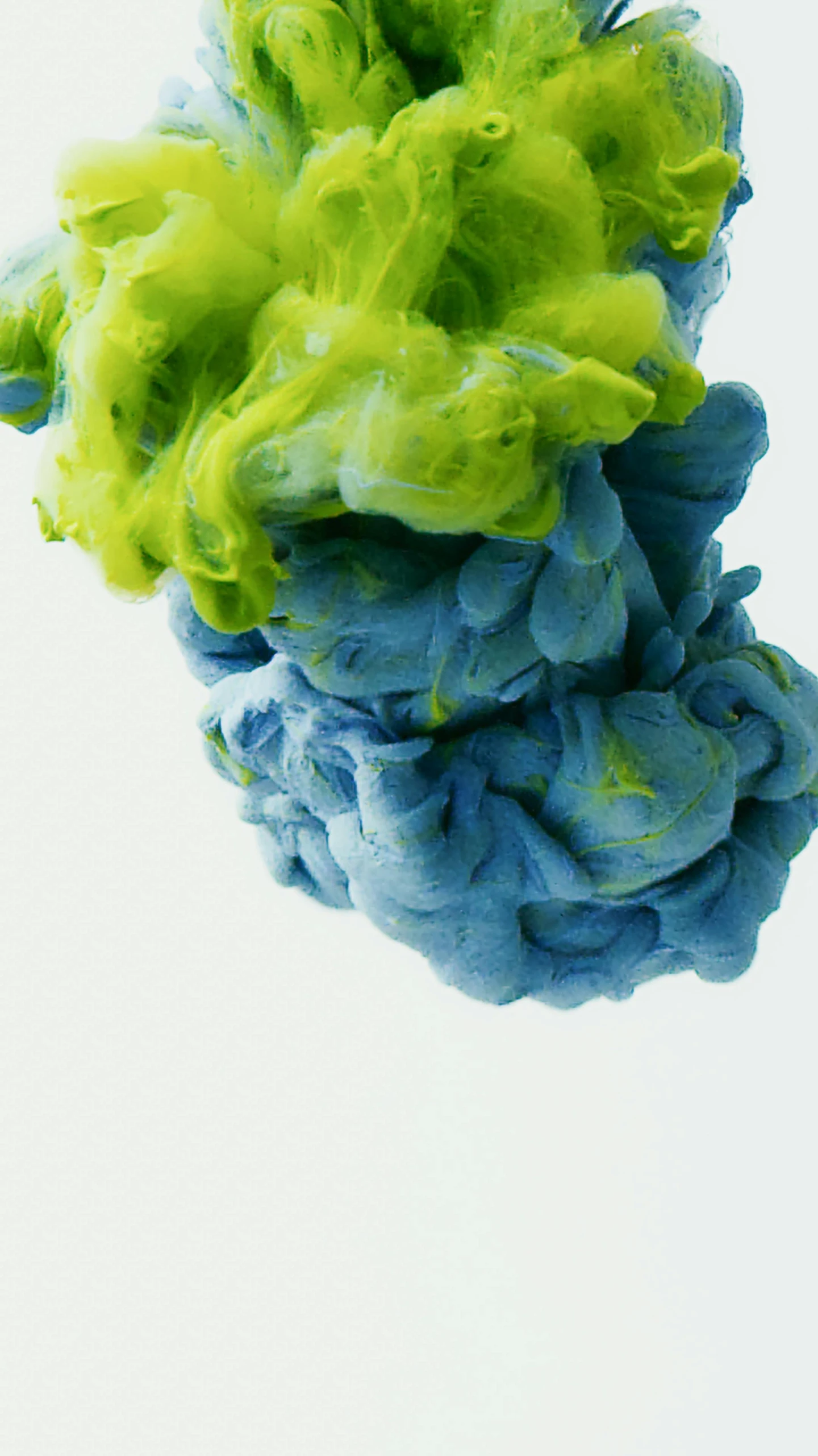 a close up of a blue and green substance, inspired by Alberto Seveso, unsplash, mustard, made of cotton candy, ap news photo, made of liquid