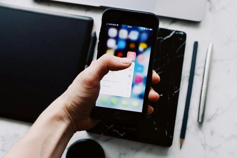 a close up of a person holding a cell phone, trending on pexels, happening, worksafe. instagram photo, flatlay, 15081959 21121991 01012000 4k, with apple