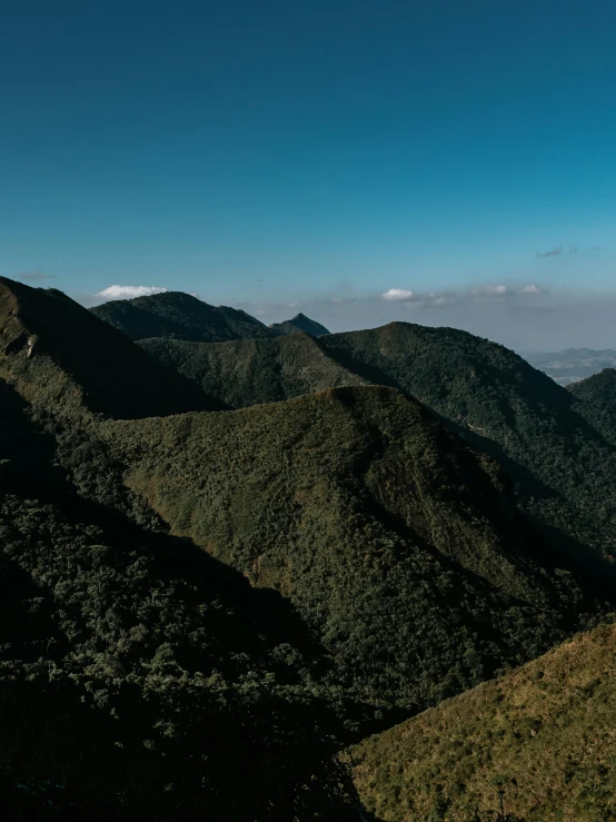 view of hills from the top of a mountain