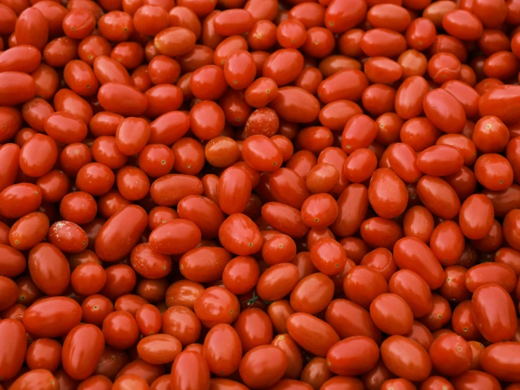 a pile of red tomatoes sitting on top of each other, made of baked beans, 15081959 21121991 01012000 4k, zoomed out to show entire image, jellybeans