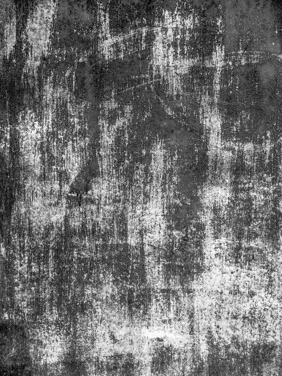 a black and white photo of a grungy wall, by Daniel Gelon, abstract expressionism, textured photoshop brushes, maxim sukharev, metallic texture, textured like a carpet