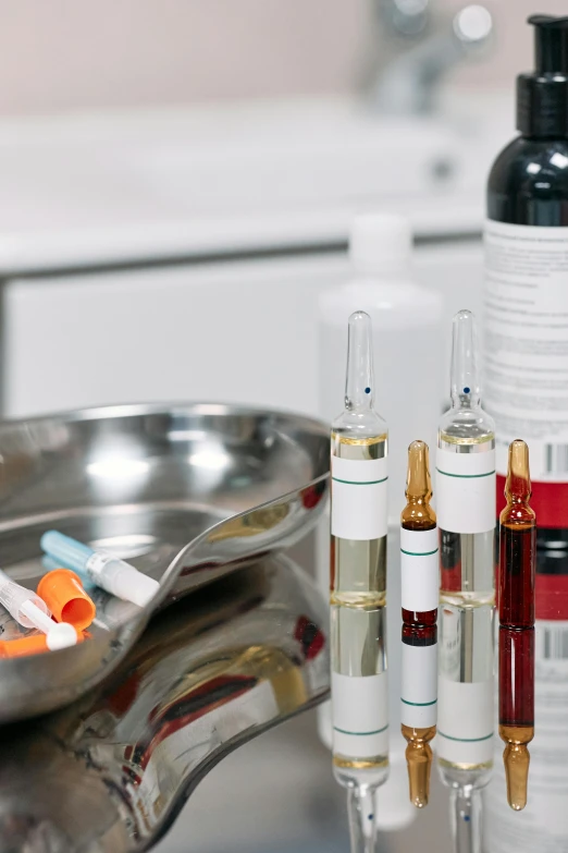 an assortment of medical supplies sitting on top of a counter, a still life, by Sebastian Vrancx, unsplash, cryogenic pods, screwdrivers, high quality photo, thumbnail