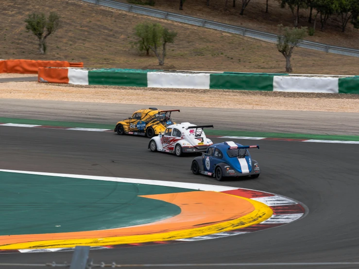 a group of racing cars on a race track, estefania villegas burgos, scarab, high-quality photo, high resolution image