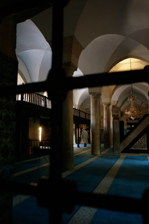 an ornate hallway in the middle of a building