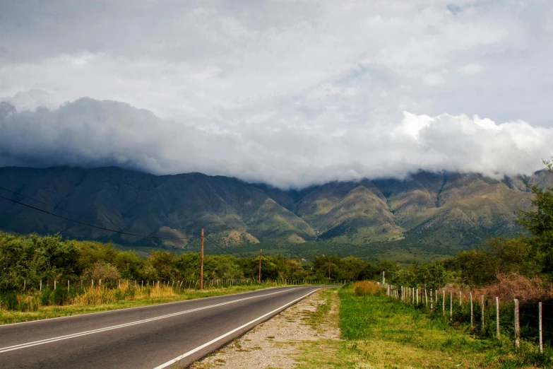 a rural road winds through the jungle as the sun lights up