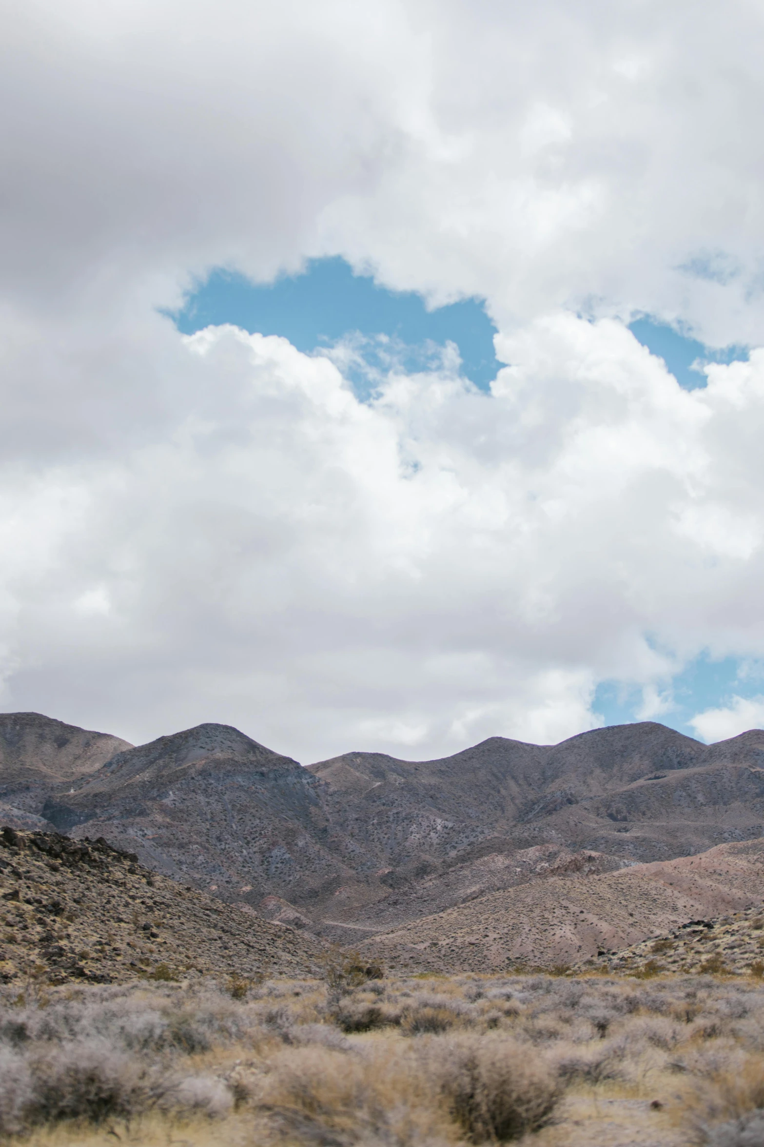 a couple of mountains next to each other