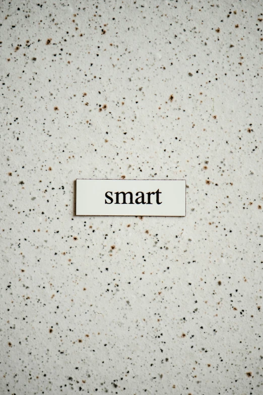 a picture with a sign that reads smart