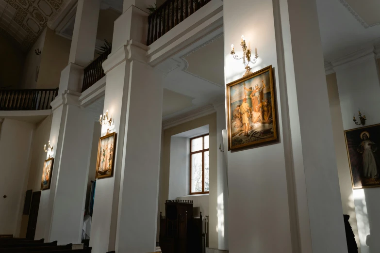 an image of a stairway in a church