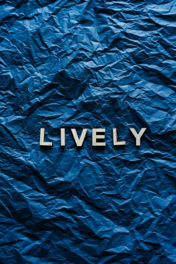 a very rough looking paper textured up with the word livlev