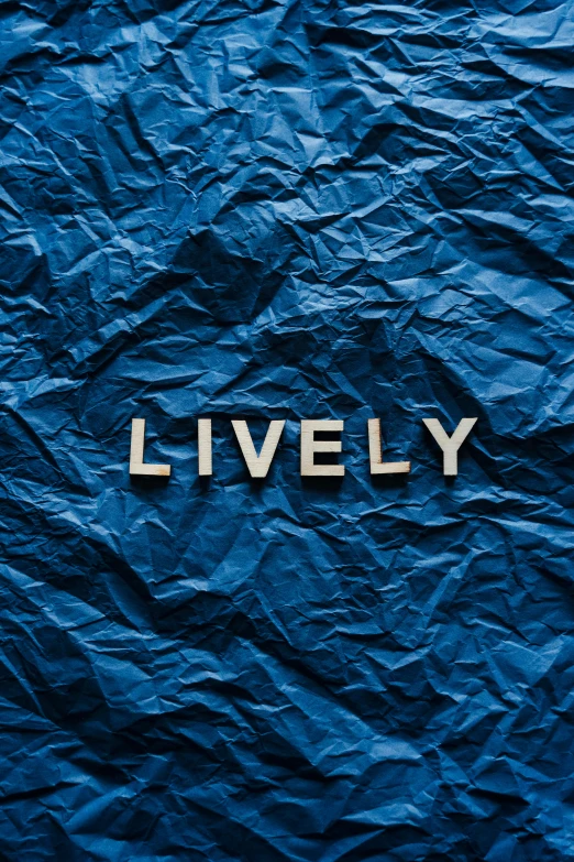a very rough looking paper textured up with the word livlev
