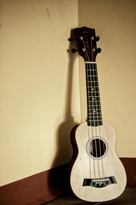 a small ukulele made out of a musical instrument