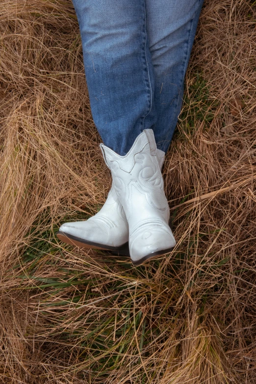 a close up s of a pair of cowboy shoes