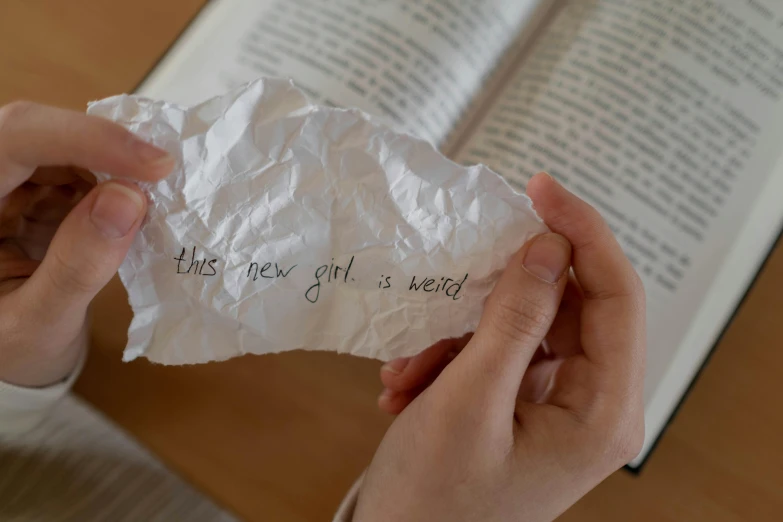 someone holding a piece of paper that says, this is the way you were