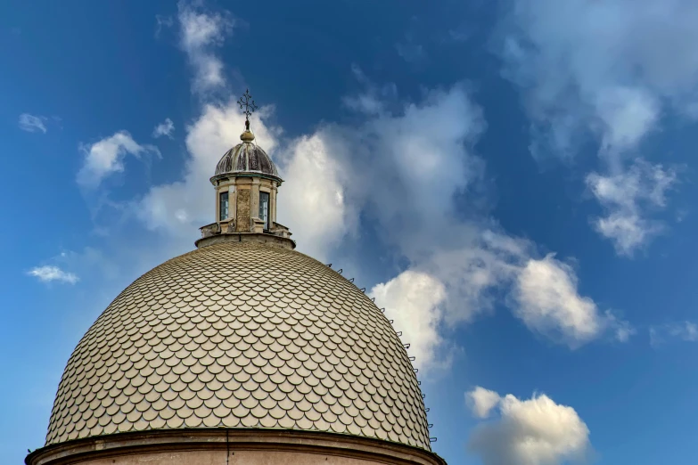 an image of a roof made with stone and stone