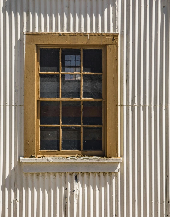 a wall that has a window on it