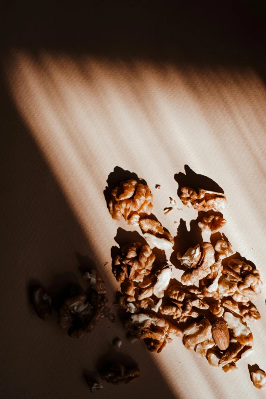 a pile of chocolate covered cookies on a table