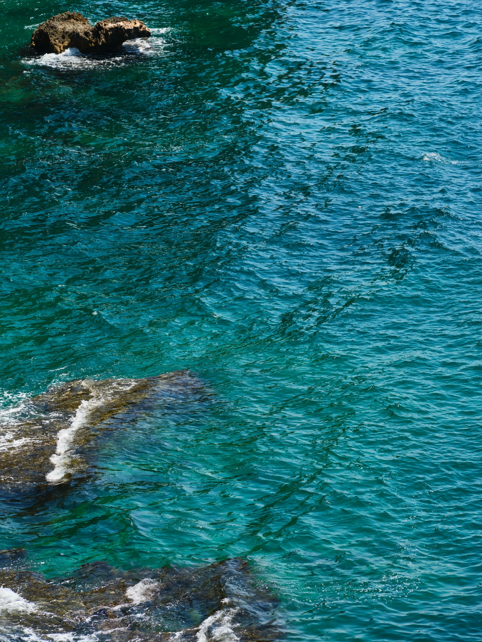 a view of people surfing in the water