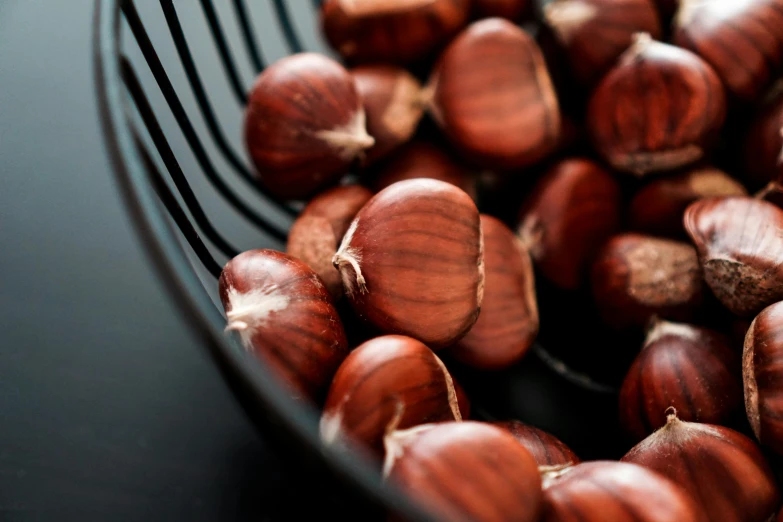 an image of nuts in a bowl on a table