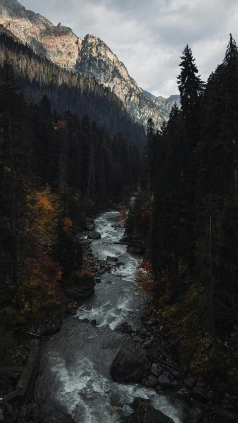 an image of a beautiful mountain river